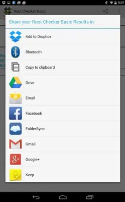 Root Checker android App screenshot 2