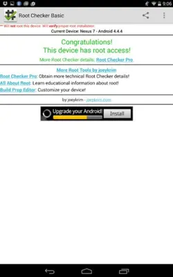 Root Checker android App screenshot 3