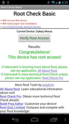 Root Checker android App screenshot 4